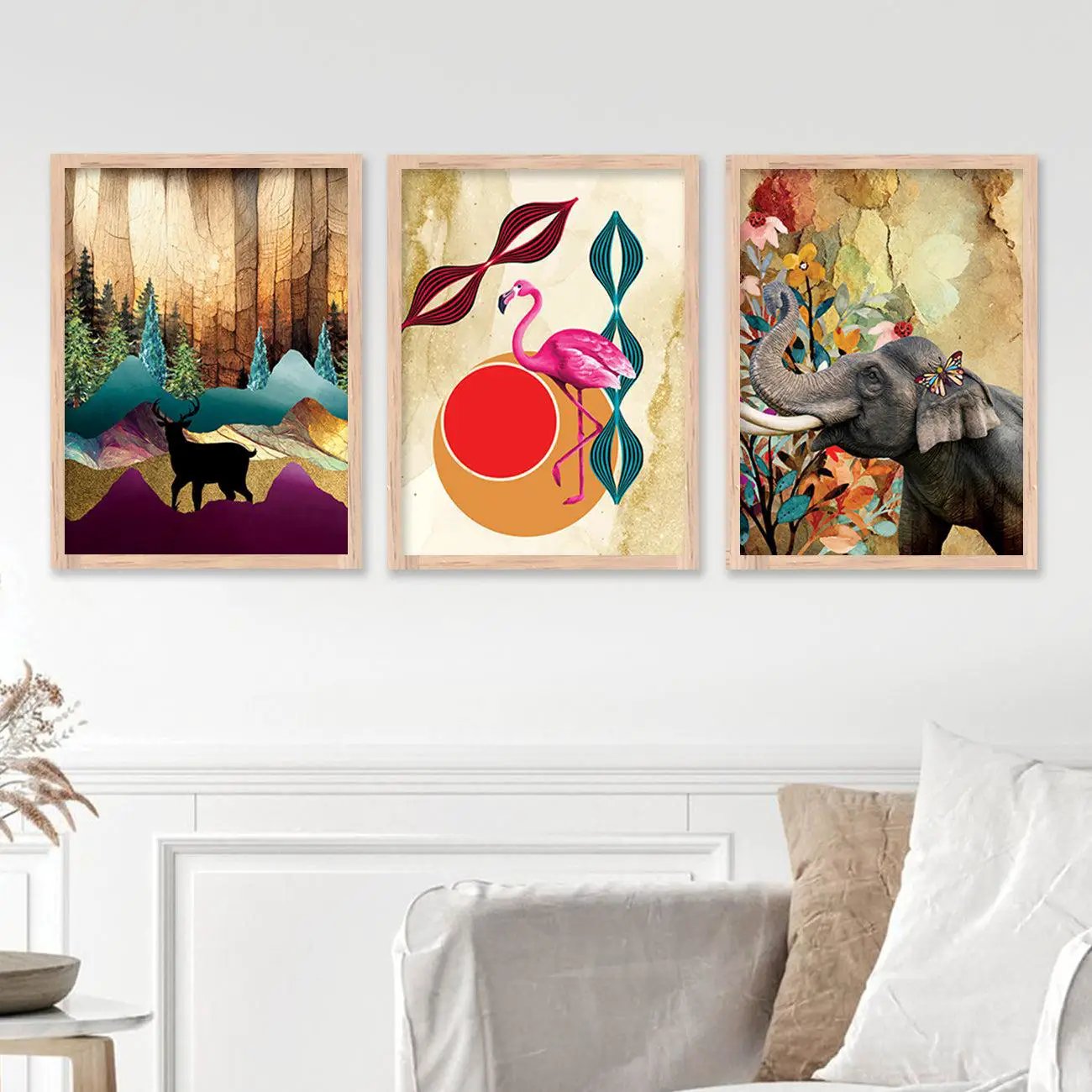 Modern Art Framed Painting for Wall Decoration-Kotart