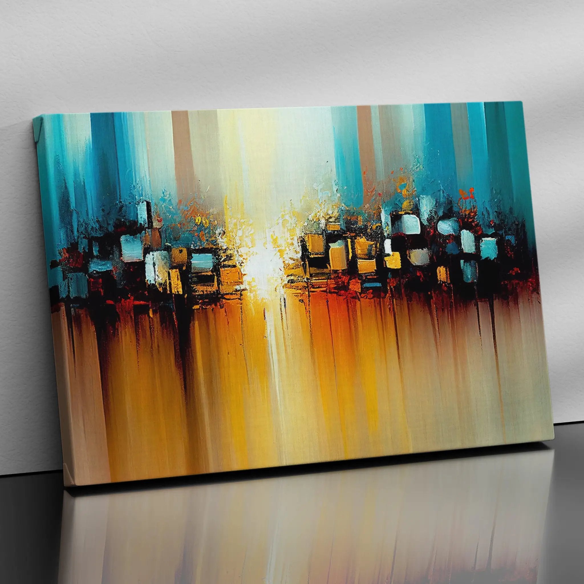 Modern Art Print for Wall Decor - Canvas Art Print for Living Room Bed ...