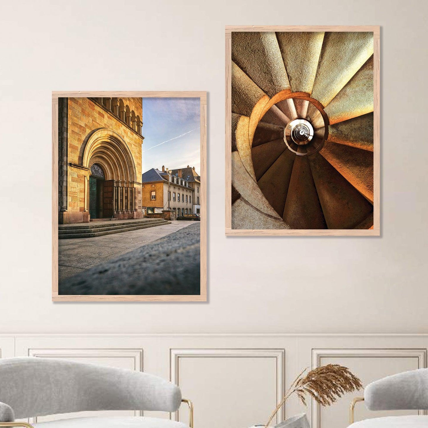 Modern Art Posters with Frame for Home Wall Decor-Kotart