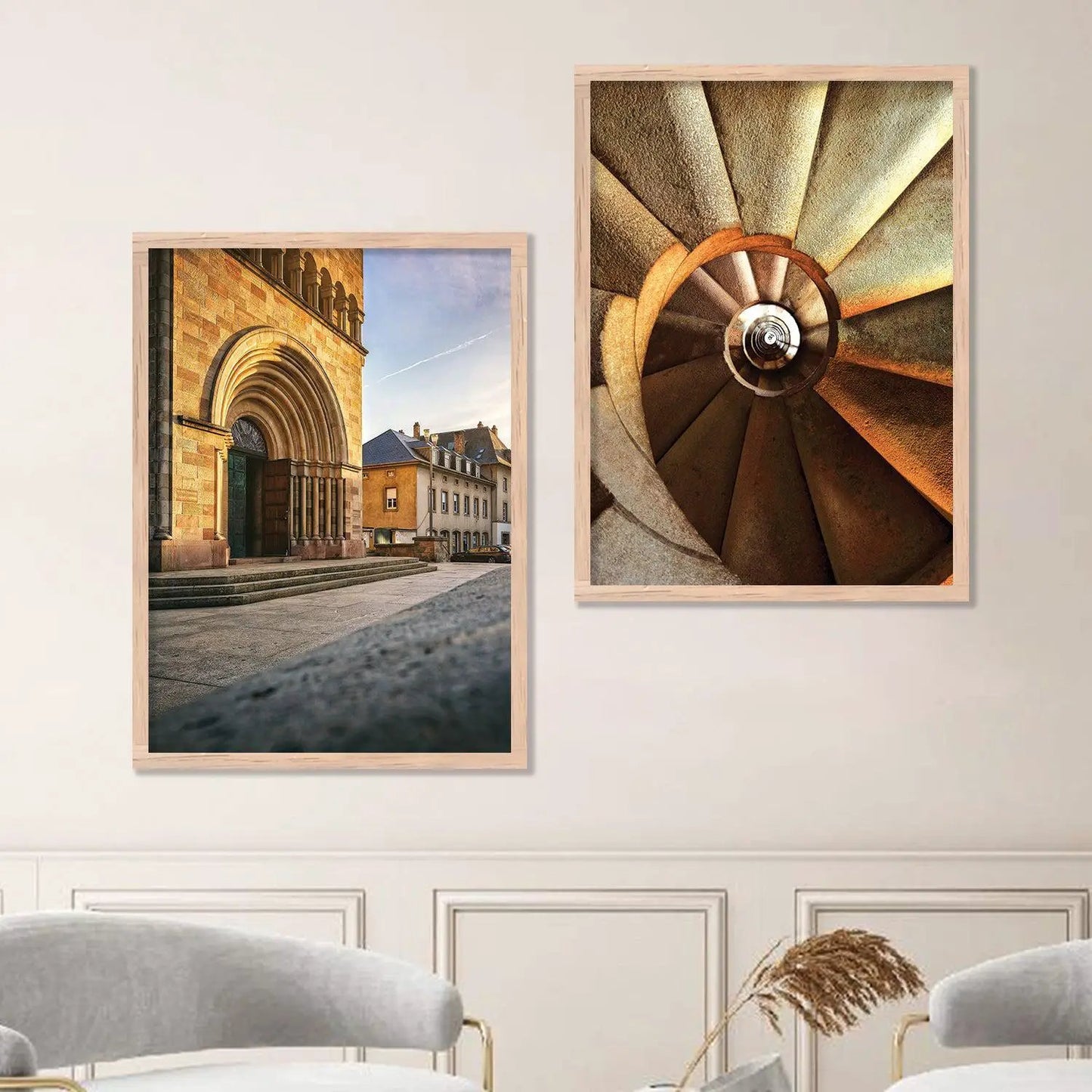 Modern Art Posters with Frame for Home Wall Decor-Kotart