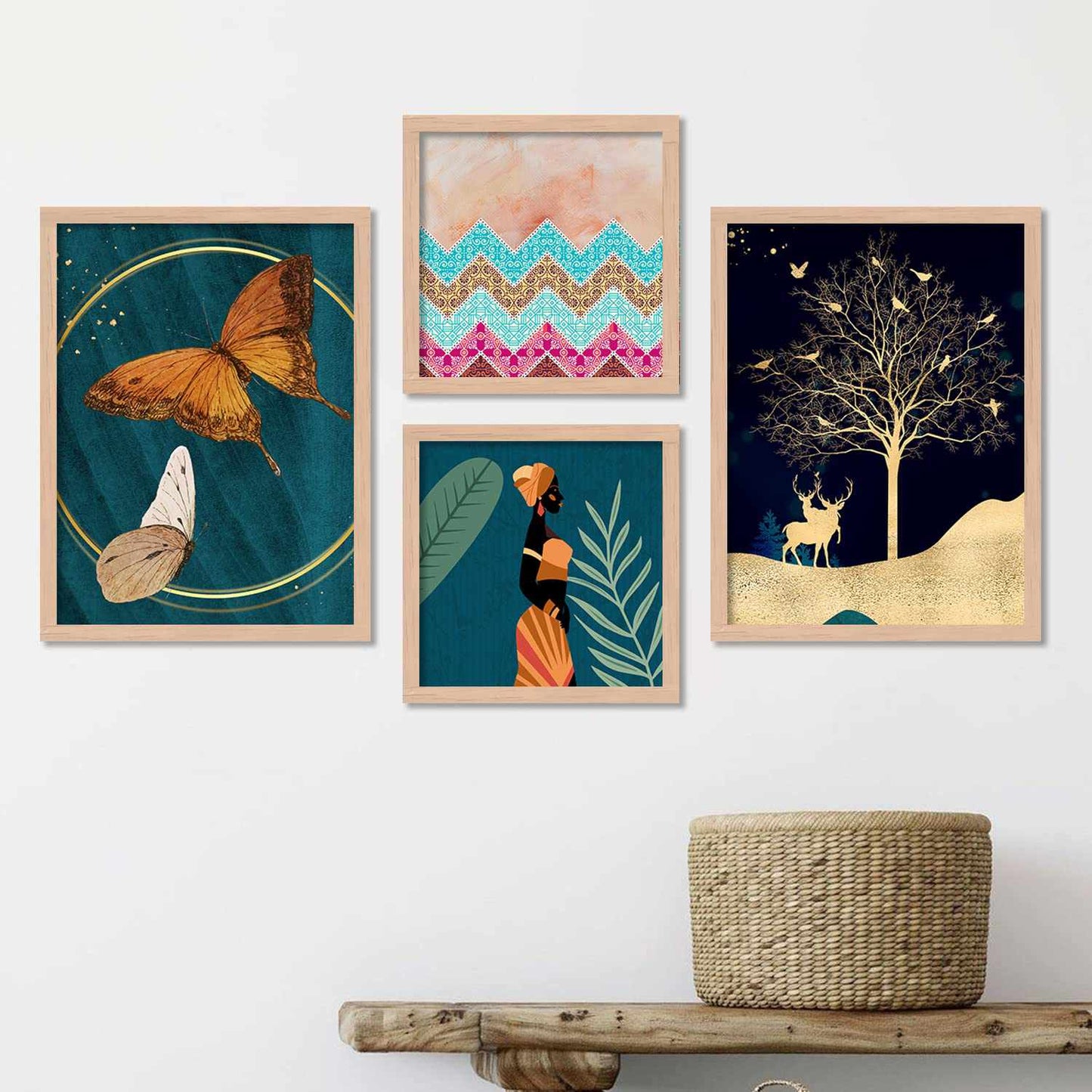 Modern Art Wall Decor Framed Wall Painting-Kotart