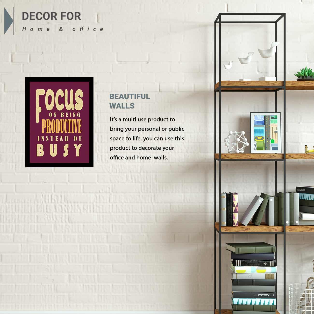 Motivational Framed Posters for Decor-Kotart