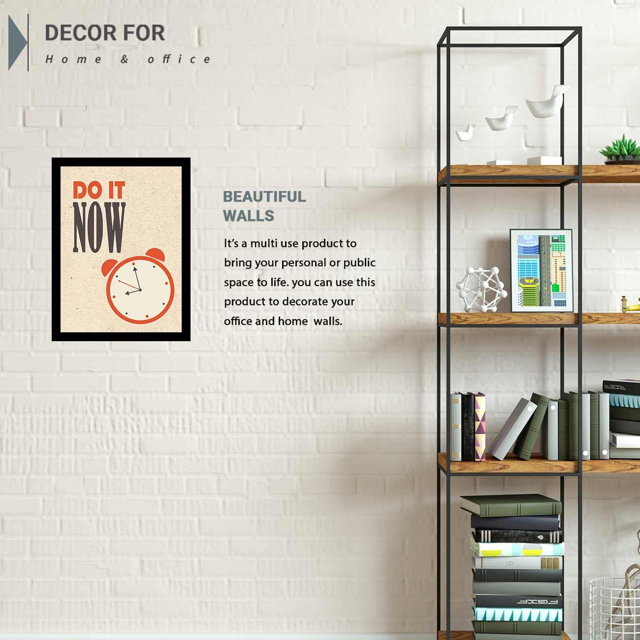 Motivational Framed Posters for Decor-Kotart