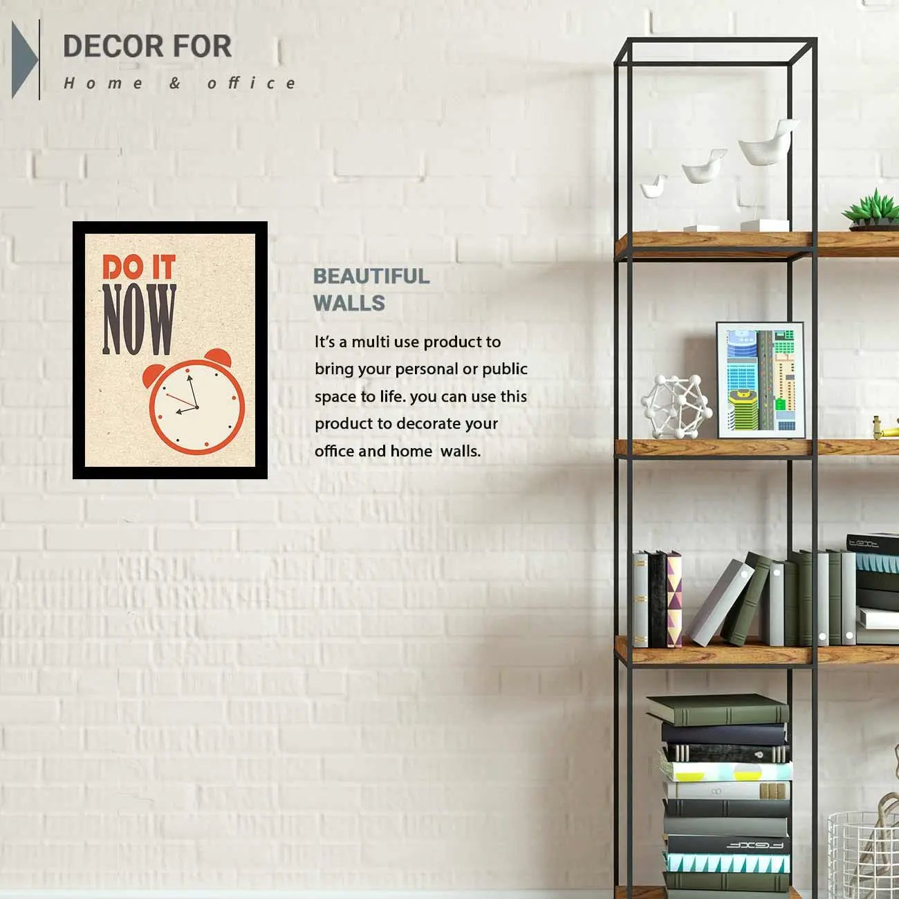 Motivational Framed Posters for Decor-Kotart