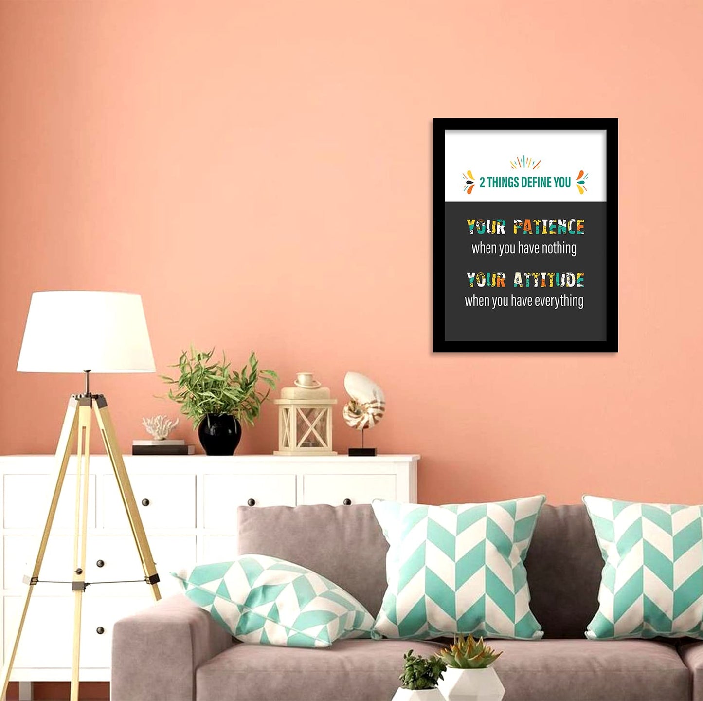 Motivational Quote Framed Poster for Home and Office Wall Decor-Kotart