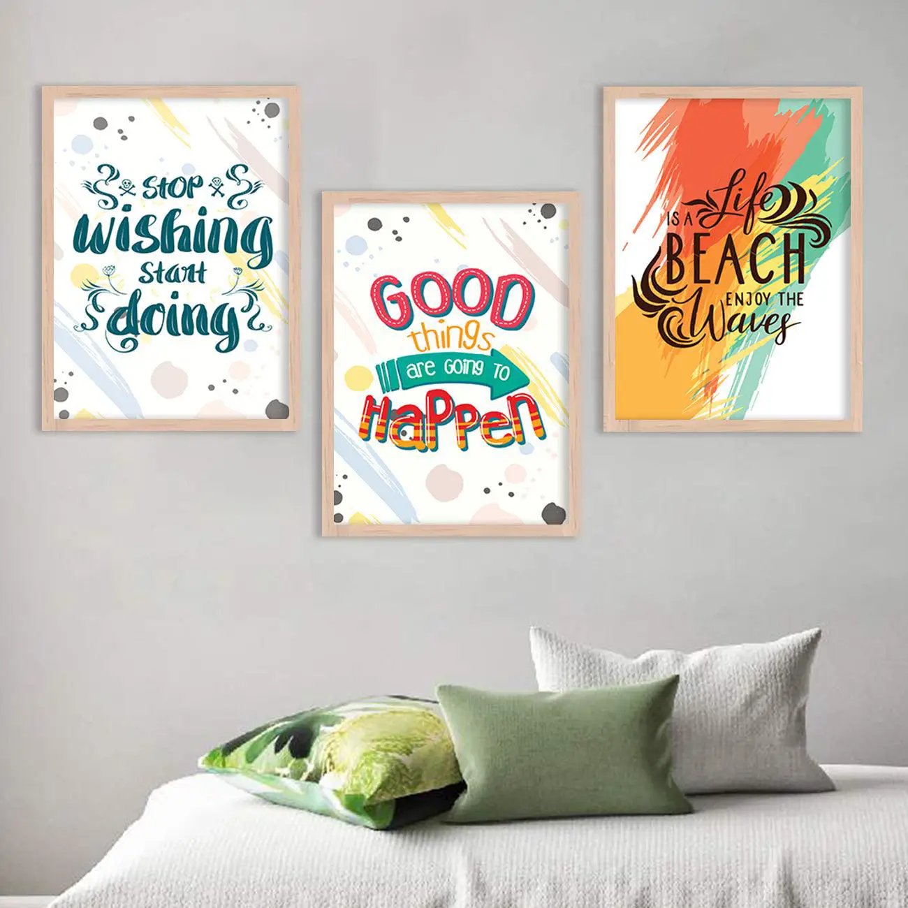 Motivational Quotes Framed Wall Posters Set-Kotart