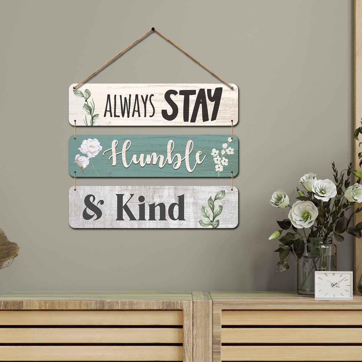 Motivational Quotes MDF Wood Wall Hanging for Entryway Living Room Kids Room Bedroom Wall Decor-Kotart