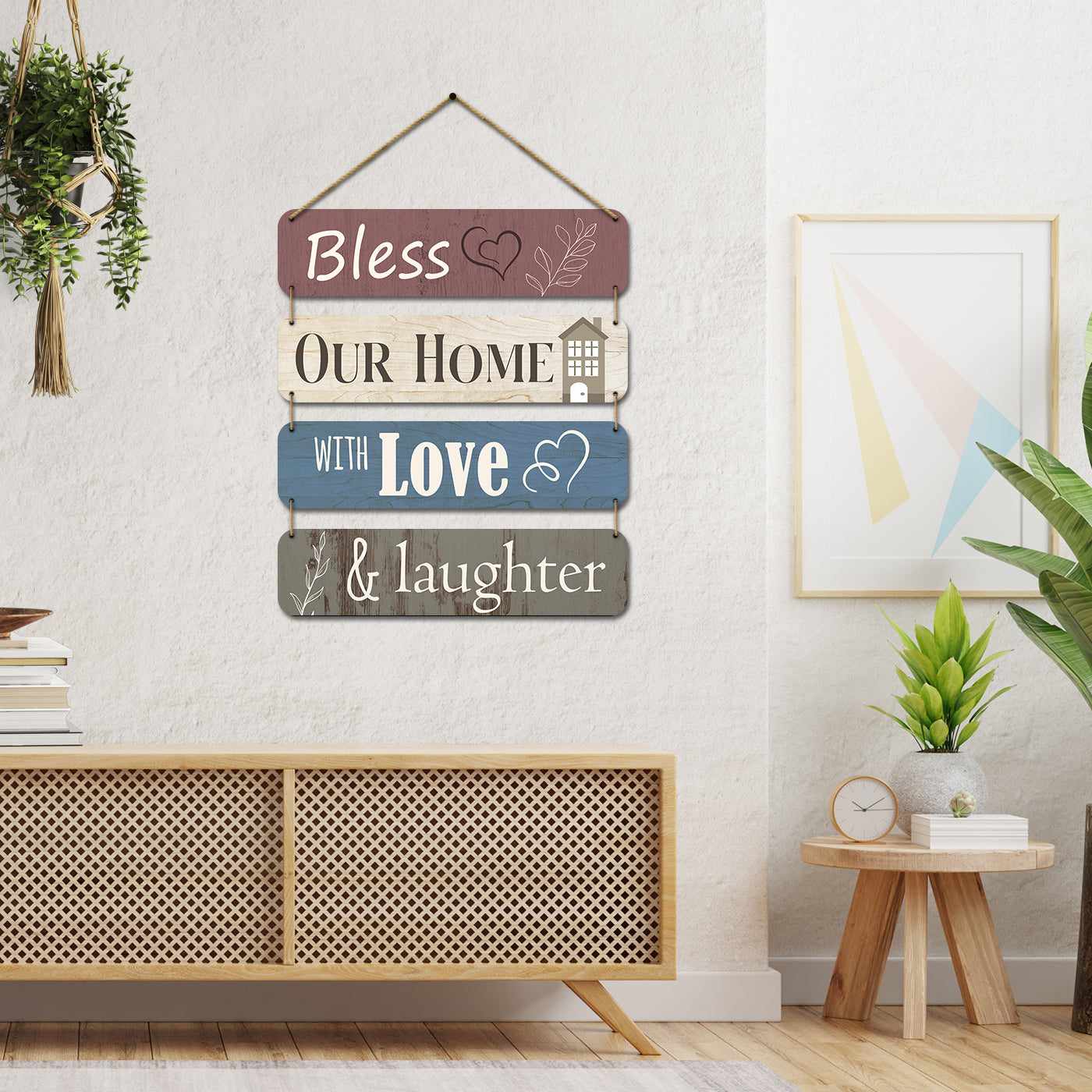 Motivational Quotes MDF Wood Wall Hanging for Entryway Living Room Kids Room Bedroom Wall Decor-Kotart