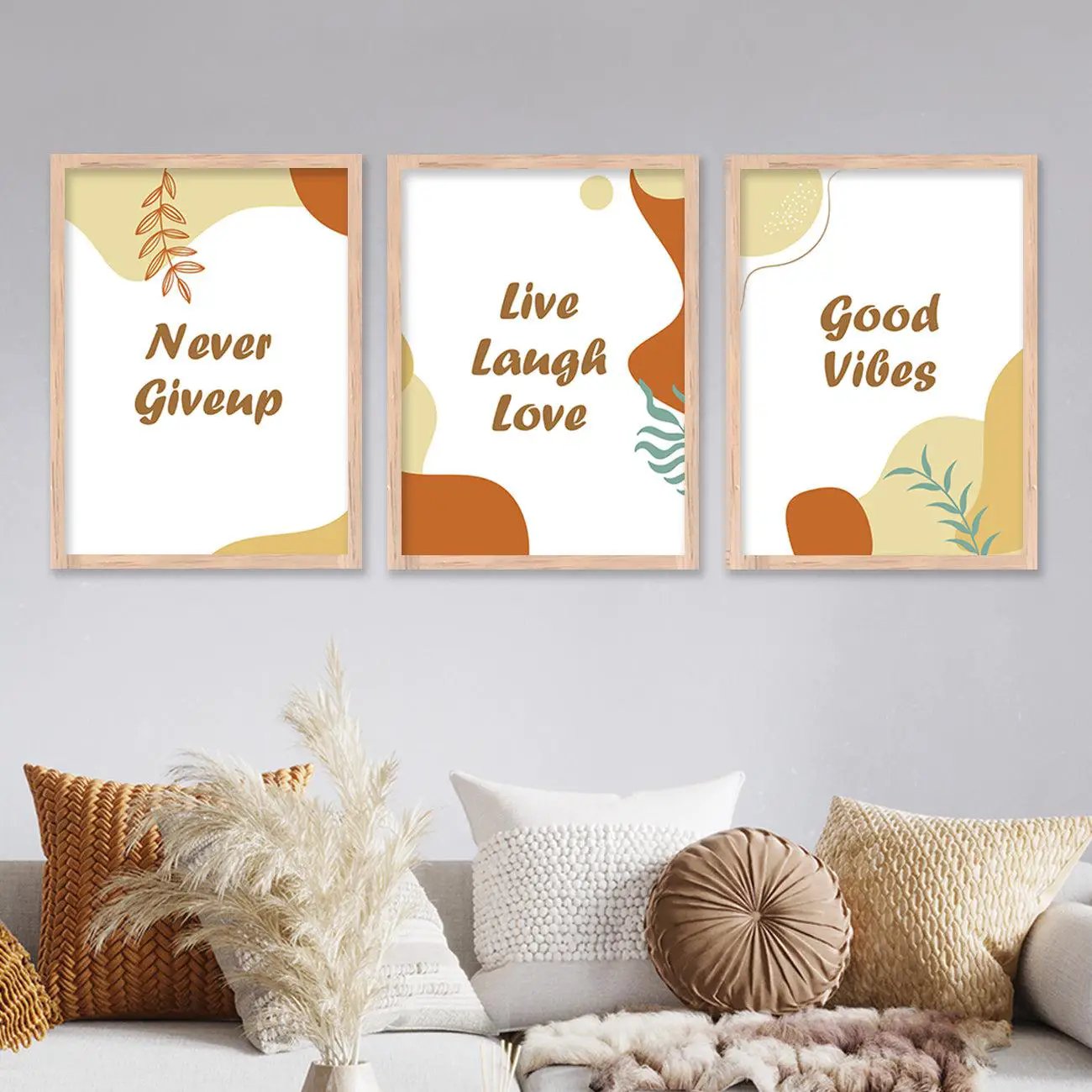 Motivational Wall Posters with Frame : Inspirational Quotes Wall Frame Set-Kotart