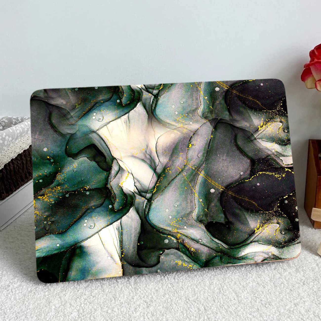 Marble Print Designer Laptop Sleeve Custom Laptop Case Gift 