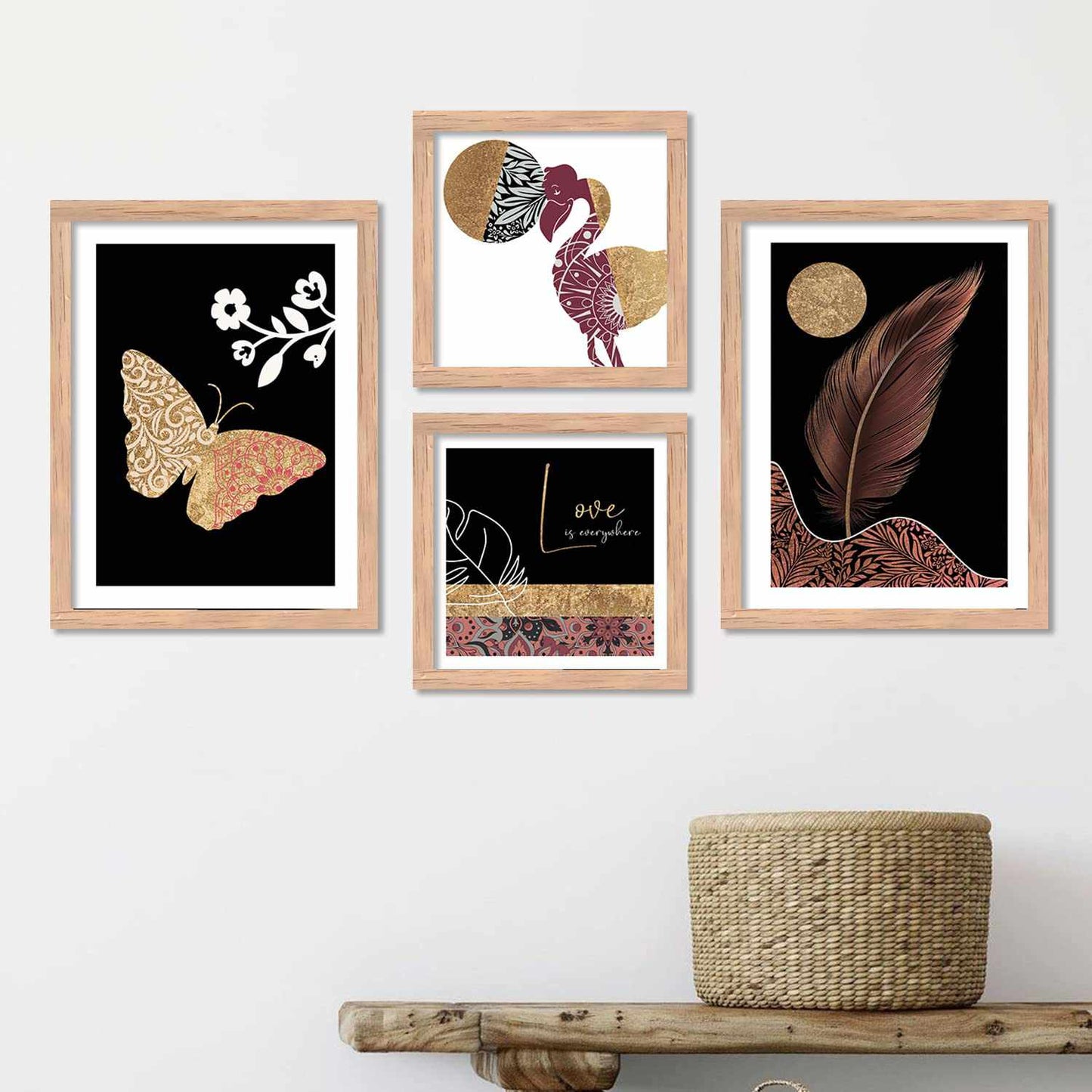 Nature Inspired Art Framed Wall Painting-Kotart