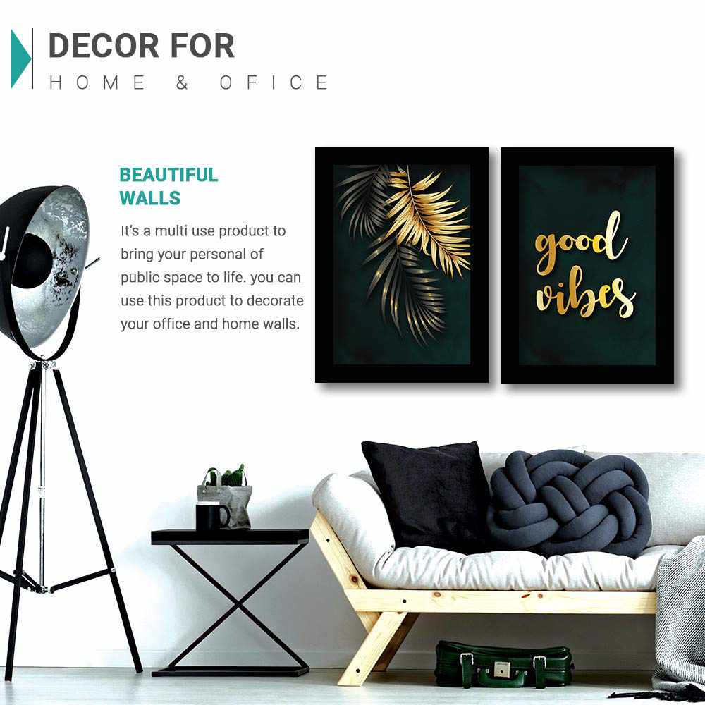 Nature Inspired Golden Magic Painting for Home Decor-Kotart