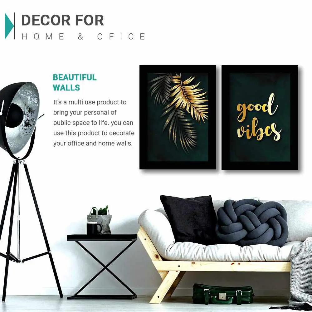 Nature Inspired Golden Magic Painting for Home Decor-Kotart