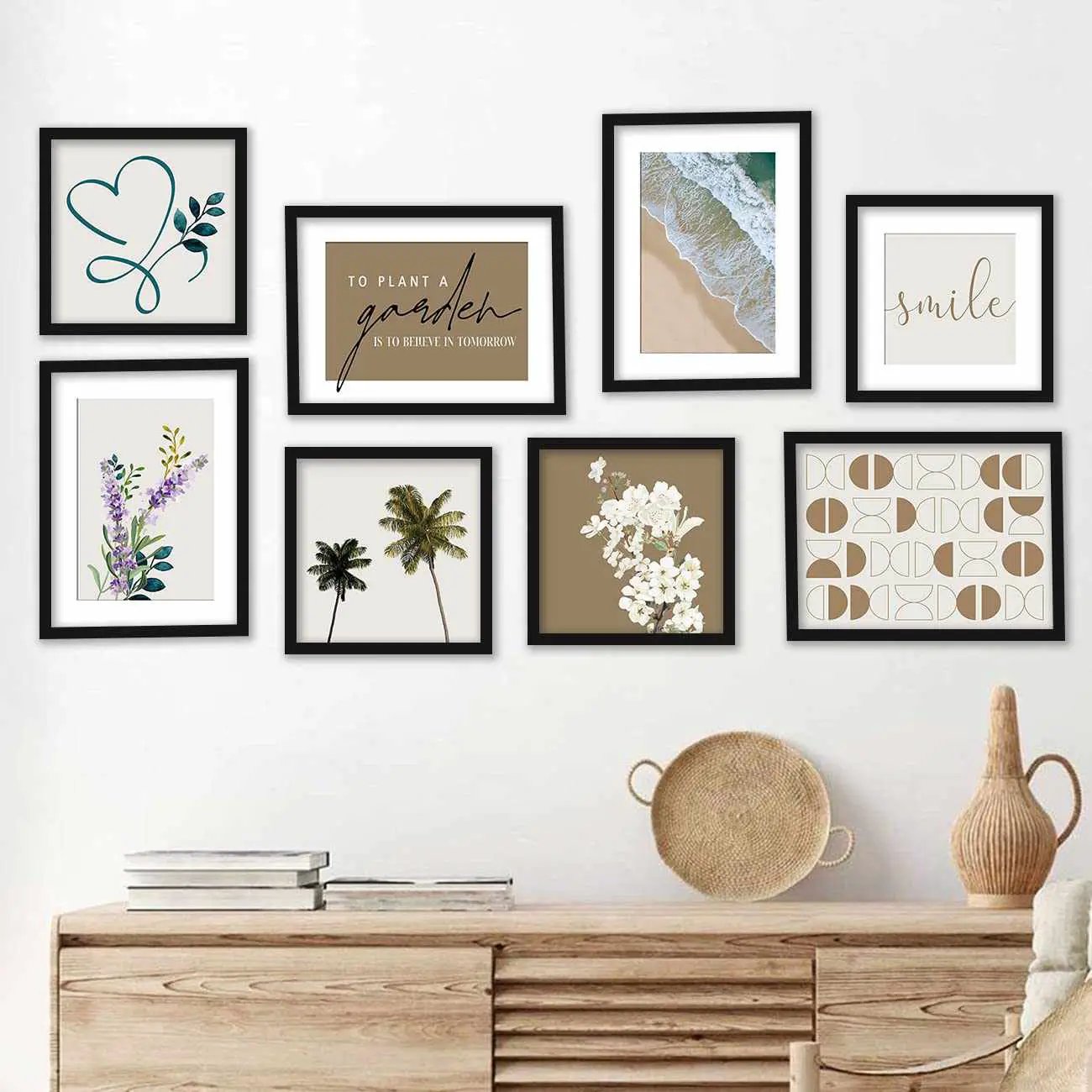 Nature-Inspired Modern Art Prints for Living Room Wall Decor-Kotart