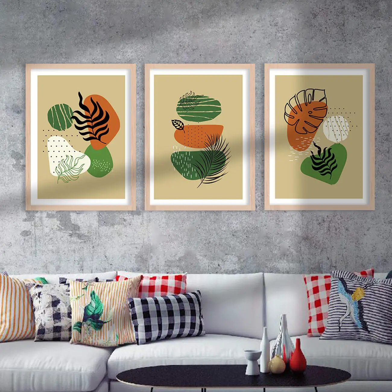 Nature Inspired Wall Art with Frame : Framed Posters-Kotart