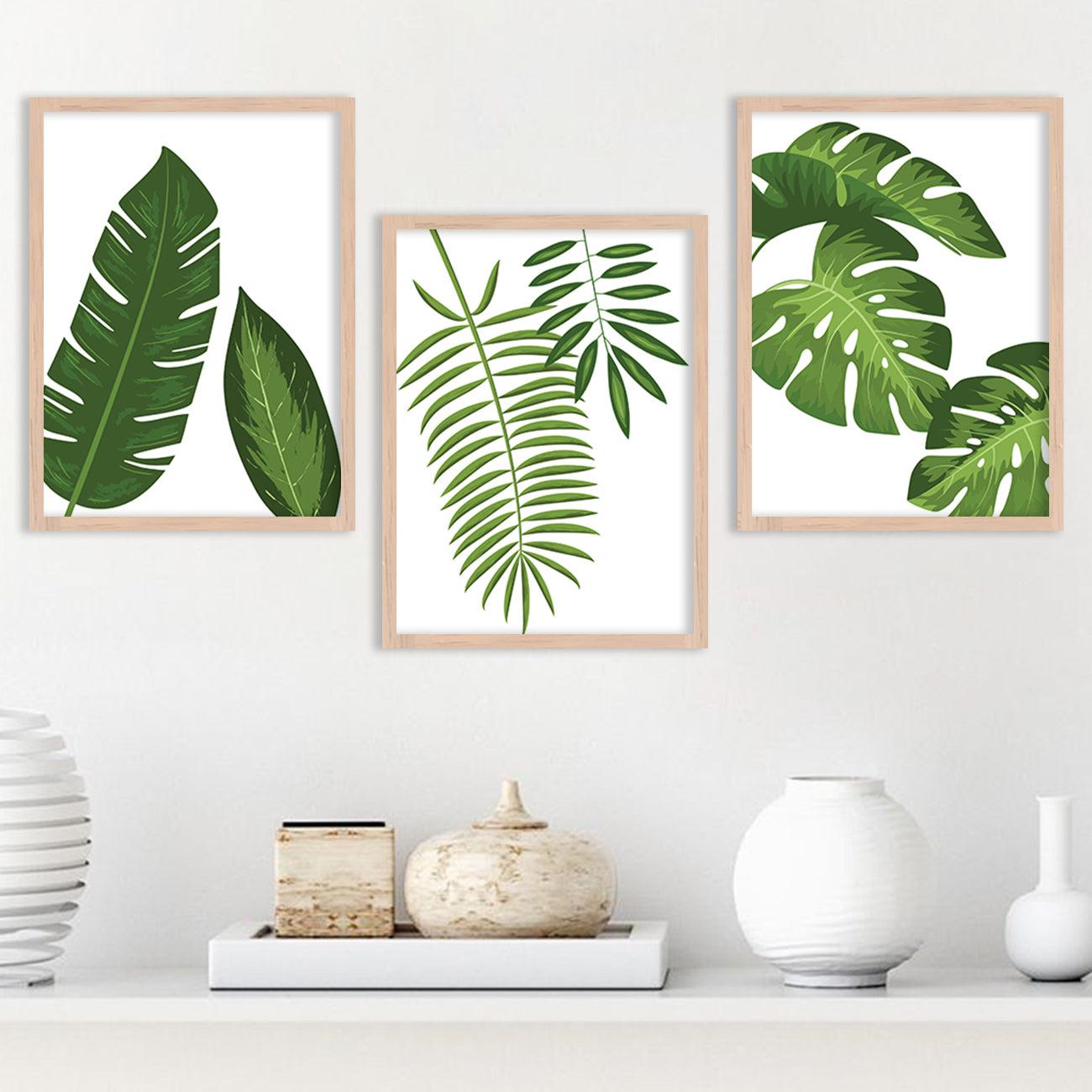 Nature Inspired Wall Posters with Frame for Home Decor-Kotart