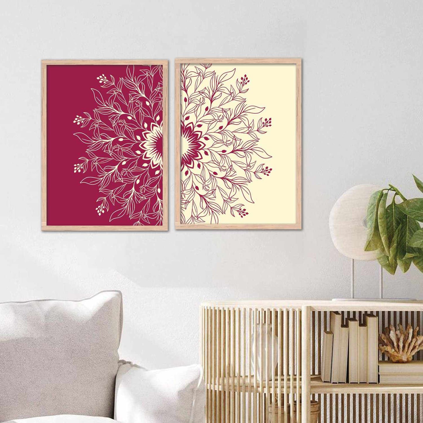 Pink Mandala Marvels - Set of 2-Kotart