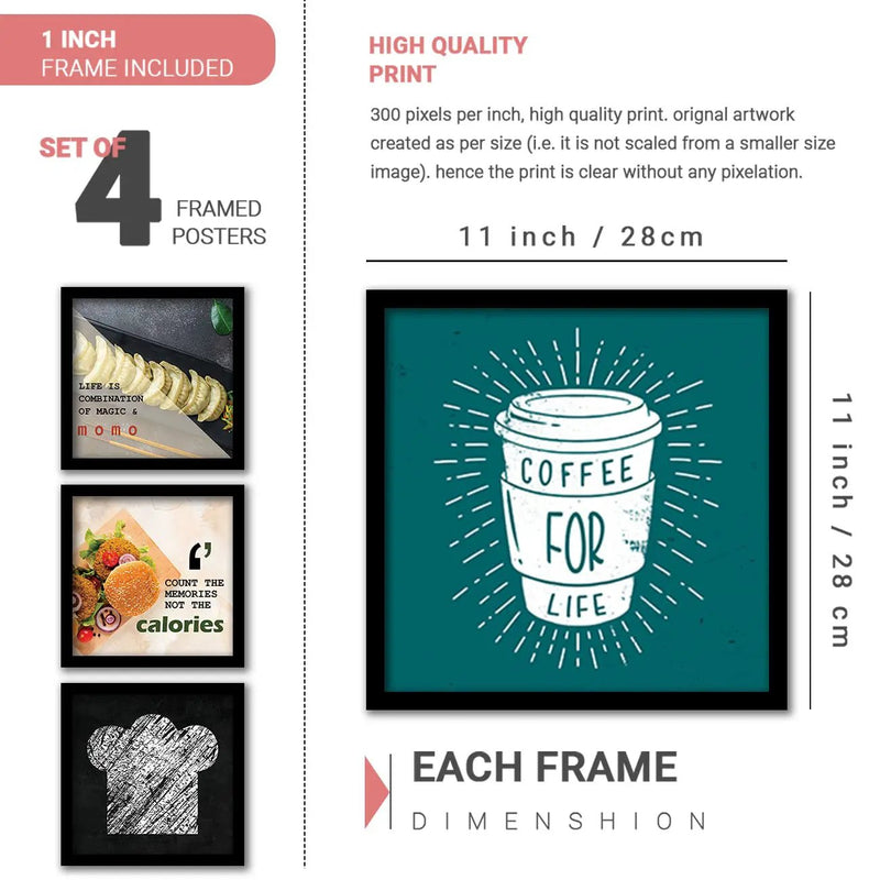 Restaurant Gallery Wall Decor - Set of 8-Kotart