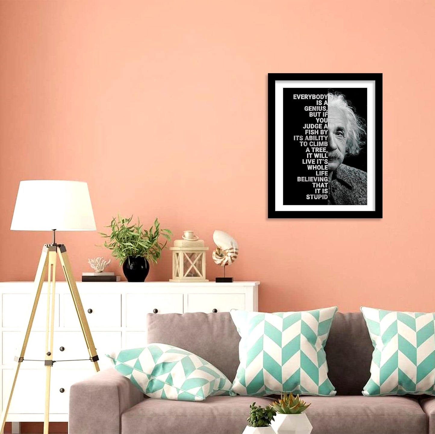 Steve Jobs Motivational Quotes Poster with Frame-Kotart