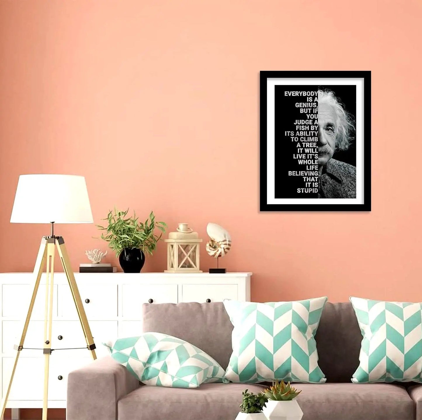 Steve Jobs Motivational Quotes Poster with Frame-Kotart