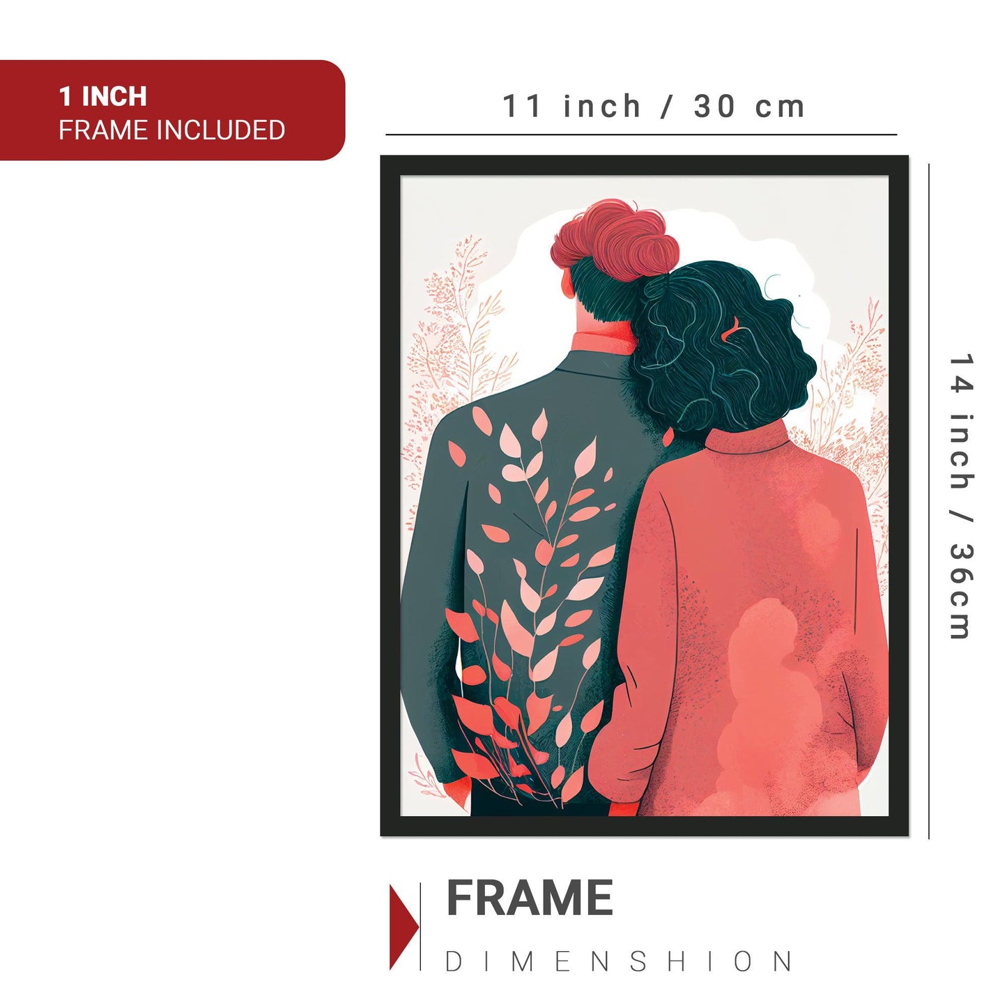 Valentine's Day Special Gift - Wall Frame and Greeting Card-Kotart