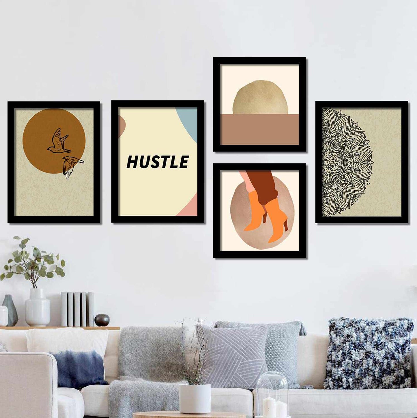 Vintage Art Wall Paintings for Living Room-Kotart