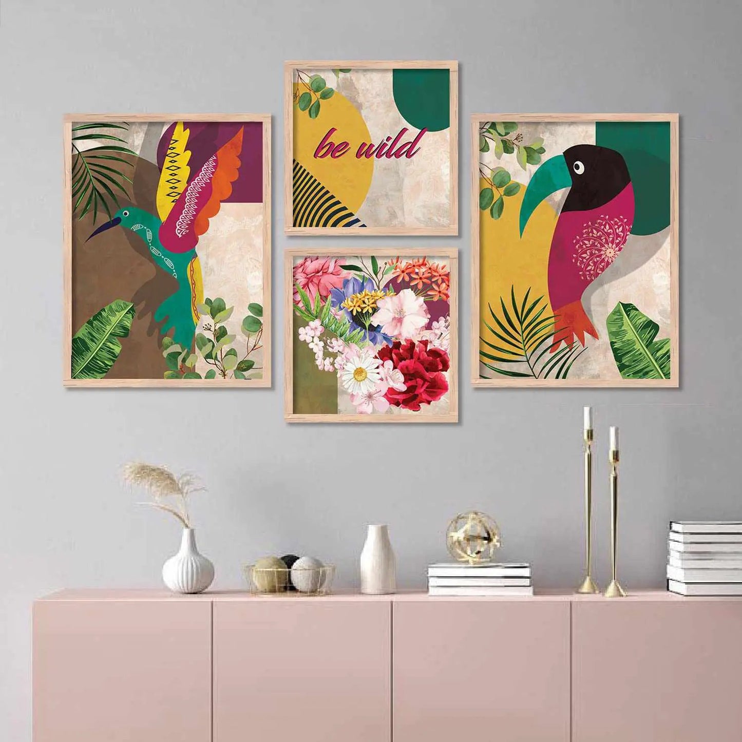 Wall Decor Paintings for Wall Decoration with Frame - Modern Art-Kotart