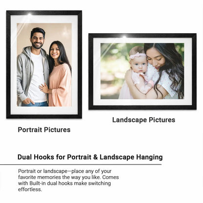 Photo Frame For Wall Decor | Collage Picture Frames For Wall Decor | Aesthetic Rectangular Photo Frames For Home Decor Office Livingroom Bedroom | Set of 8