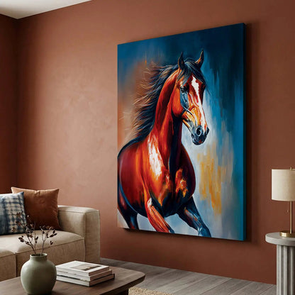 Horse Canvas Print - Modern Canvas Art Print for Luxury Home Living Room Wall Decor