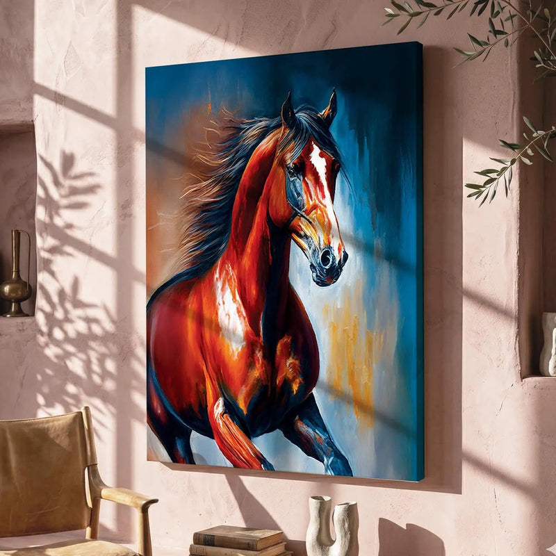 Horse Canvas Print - Modern Canvas Art Print for Luxury Home Living Room Wall Decor
