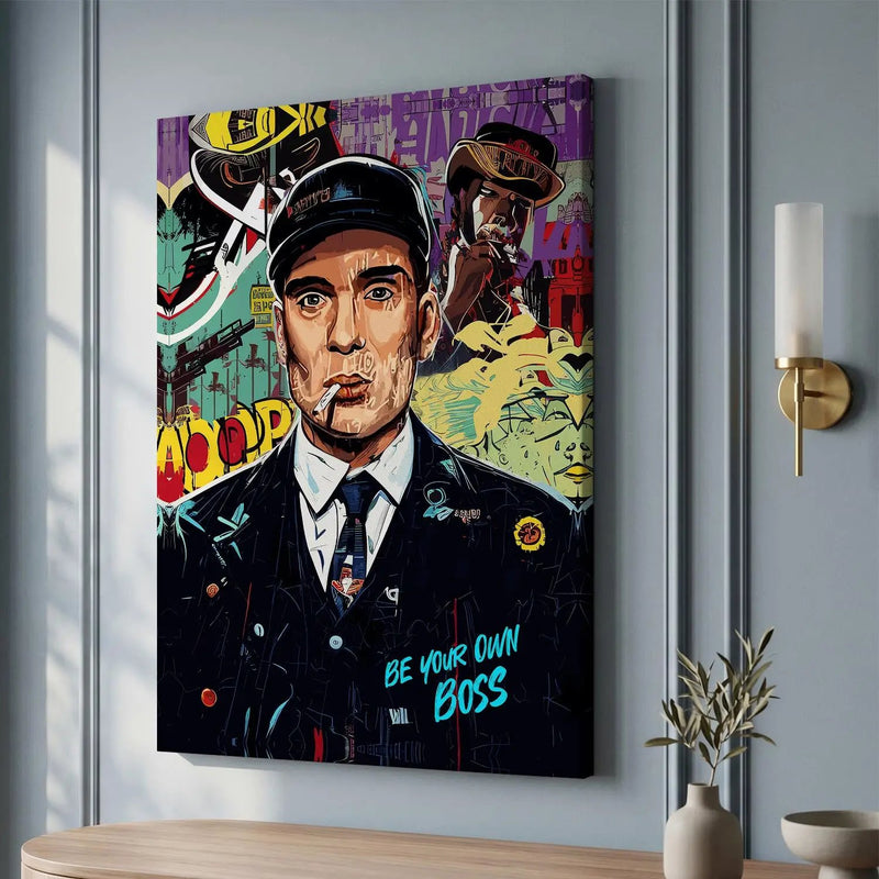 Thomas Shelby Canvas Prints | Capturing the Enigmatic Peaky Blinders Icon for Living Room Bedroom Home Wall Decor