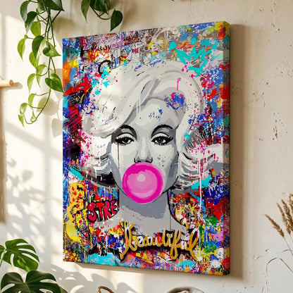 Marilyn Monroe Vibrant Pop Art Canvas Print