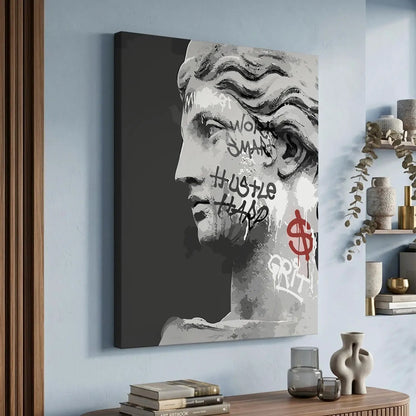 Modern Figurative Art Canvas Print - Elegance in Modern Form