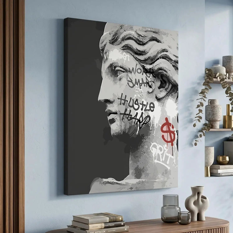 Modern Figurative Art Canvas Print - Elegance in Modern Form