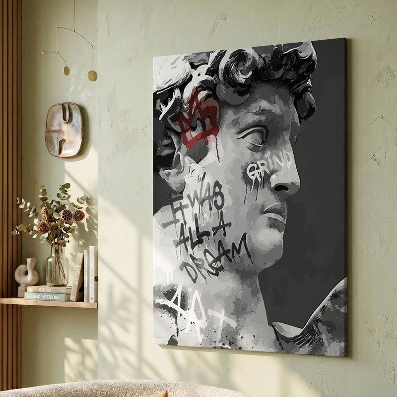 Modern Figurative Art Canvas Print - Elegance in Modern Form