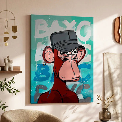 Funky Canvas Print for Living Room Bedroom Home and Office Wall Decor