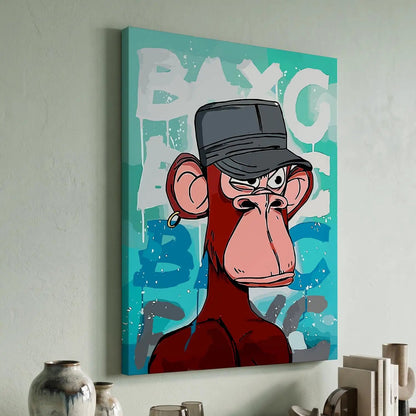Funky Canvas Print for Living Room Bedroom Home and Office Wall Decor