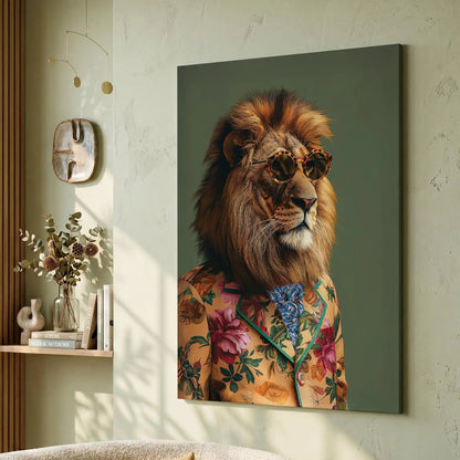 Modern Lion Wall Canvas For Home Decor, Decorative Canvas