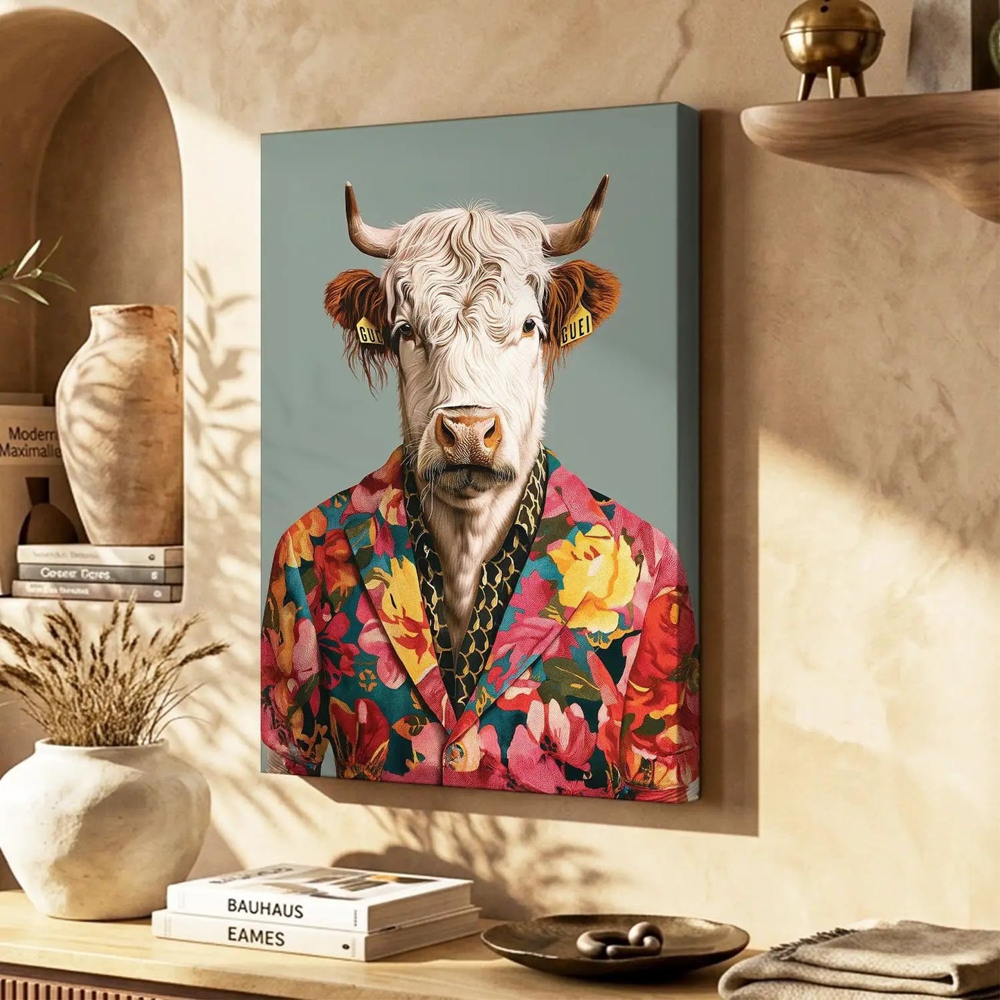 Modern Art Animal Wall Canvas For Home Decor, Decorative Canvas
