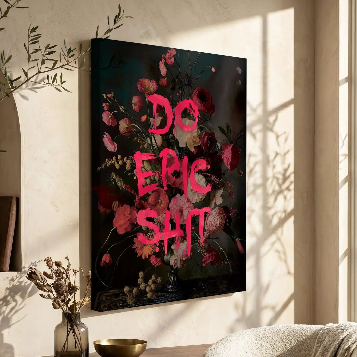 Quotes Wall Art For Wall Hanging Canvas, Home Decor Wall Canvas