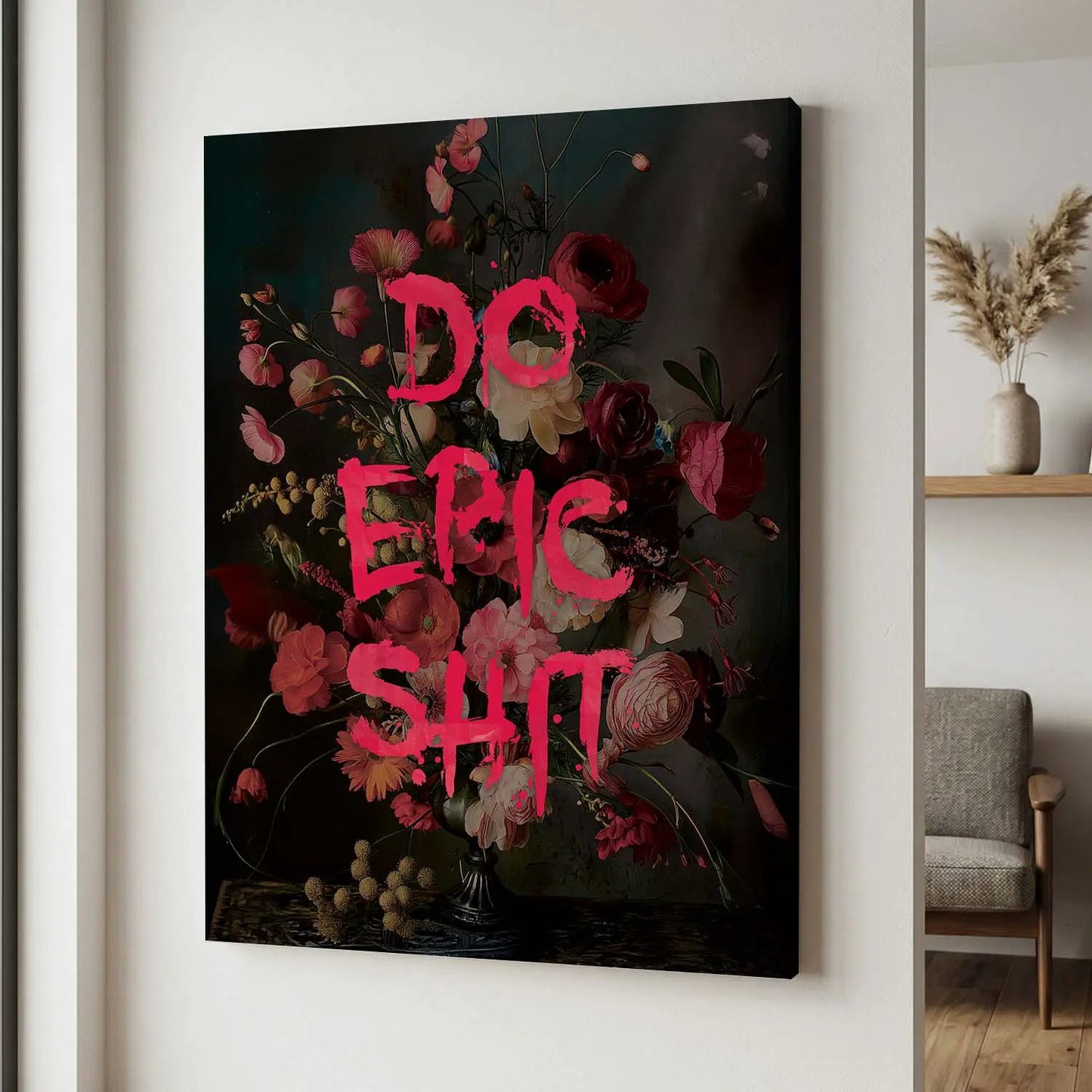 Quotes Wall Art For Wall Hanging Canvas, Home Decor Wall Canvas