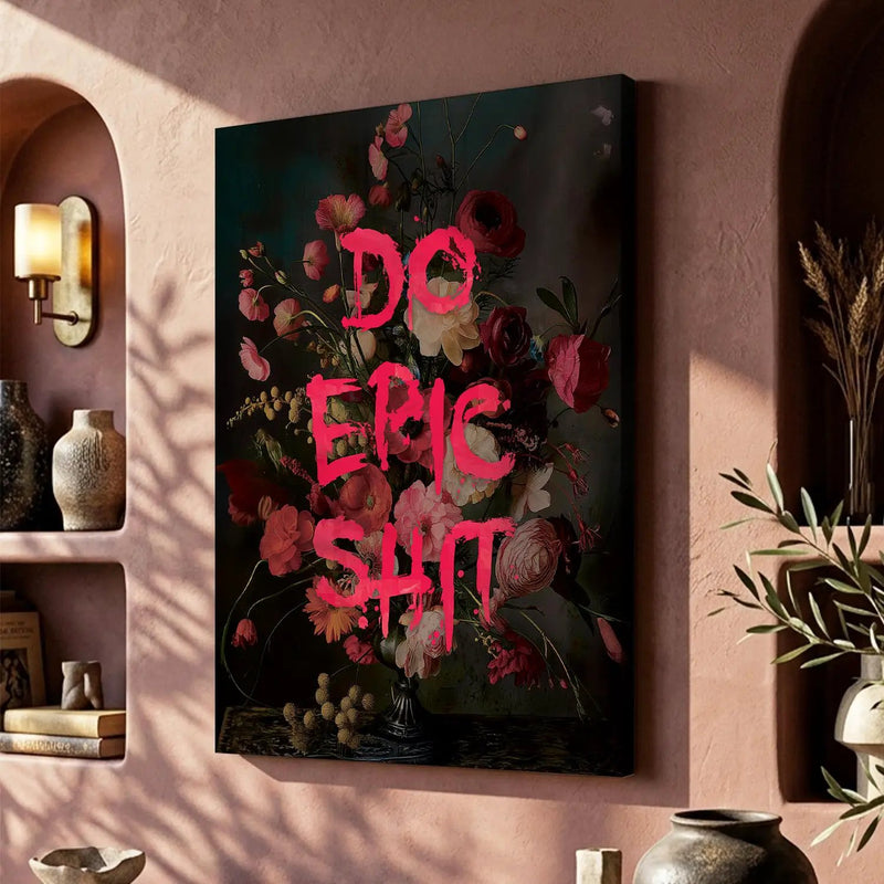 Quotes Wall Art For Wall Hanging Canvas, Home Decor Wall Canvas