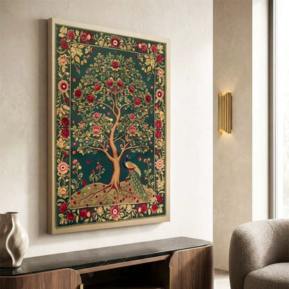 Kalamkari Wall Art For Home Decor Canvas Painting Wall Decor
