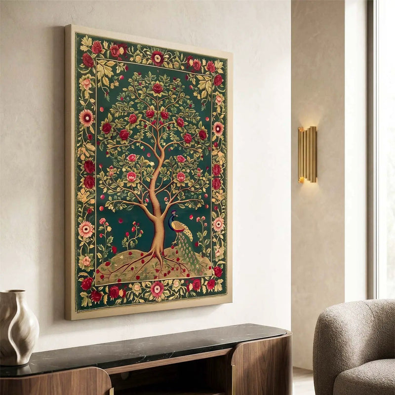 Kalamkari Wall Art For Home Decor Canvas Painting Wall Decor