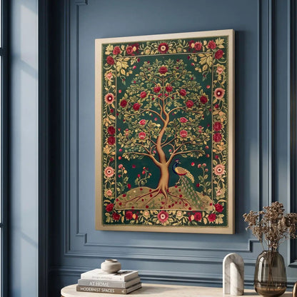 Kalamkari Wall Art For Home Decor Canvas Painting Wall Decor