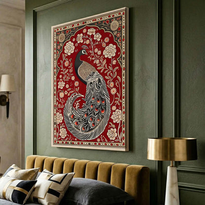 Kalamkari Wall Art For Home Decor Canvas Painting Wall Decor