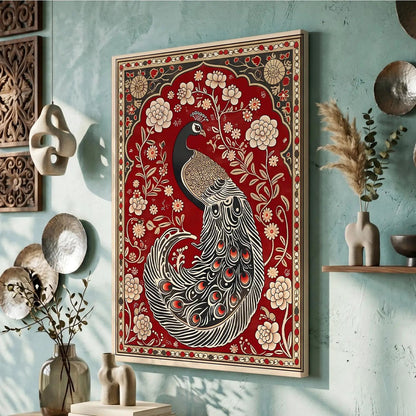 Kalamkari Wall Art For Home Decor Canvas Painting Wall Decor
