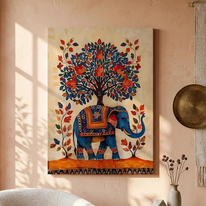 Kalamkari Wall Art For Home Decor Canvas Painting Wall Decor