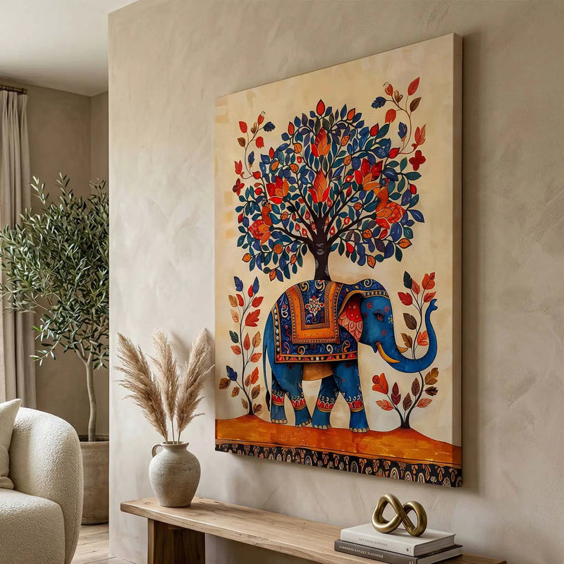 Kalamkari Wall Art For Home Decor Canvas Painting Wall Decor