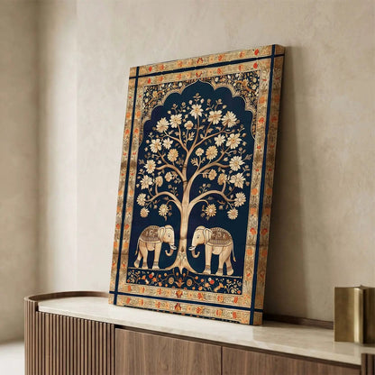 Kalamkari Wall Art For Home Decor Canvas Painting Wall Decor